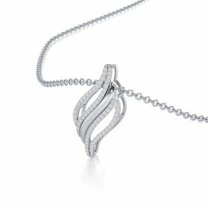 Vibrant Melodies Silver Pendant - White Gold - Image 2