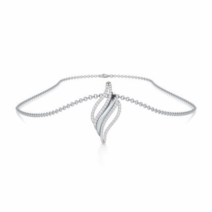 Vibrant Melodies Silver Pendant - White Gold - Image 3