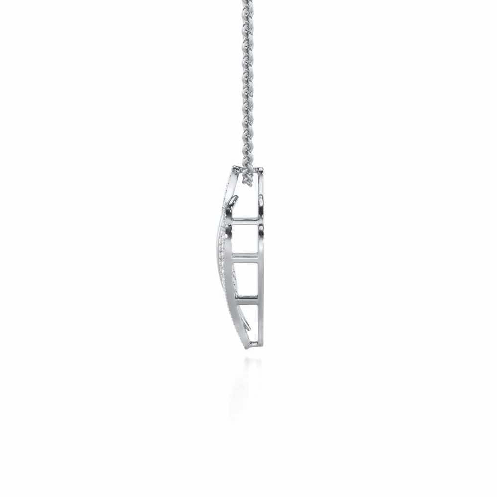 Vibrant Melodies Silver Pendant - White Gold - Image 4