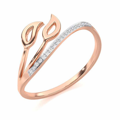 Vibrant Visions Silver Ring - Rose Gold - Image 1