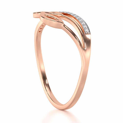 Vibrant Visions Silver Ring - Rose Gold - Image 3