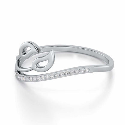 Vibrant Visions Silver Ring - White Gold - Image 2