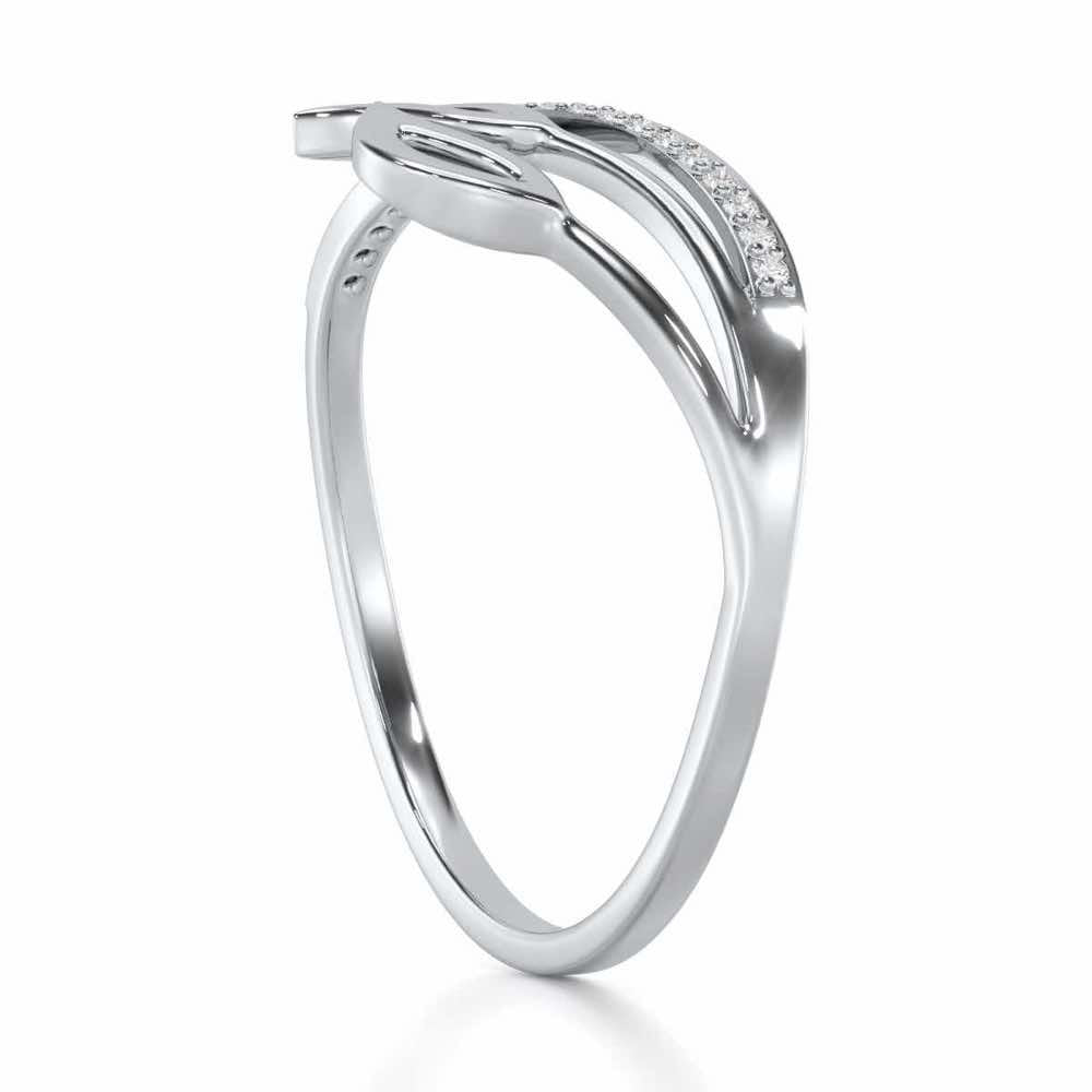 Vibrant Visions Silver Ring - White Gold - Image 3
