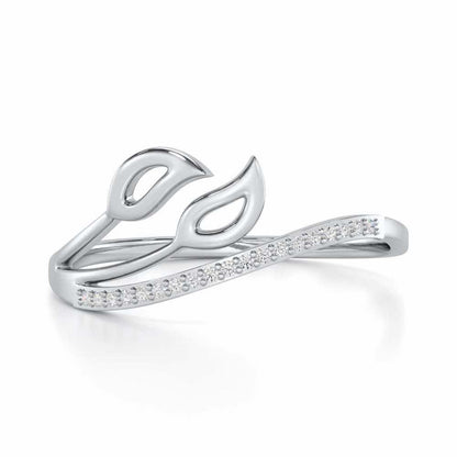 Vibrant Visions Silver Ring - White Gold - Image 4