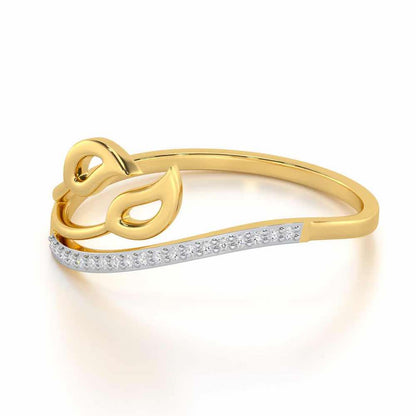 Vibrant Visions Silver Ring - Yellow Gold - Image 2