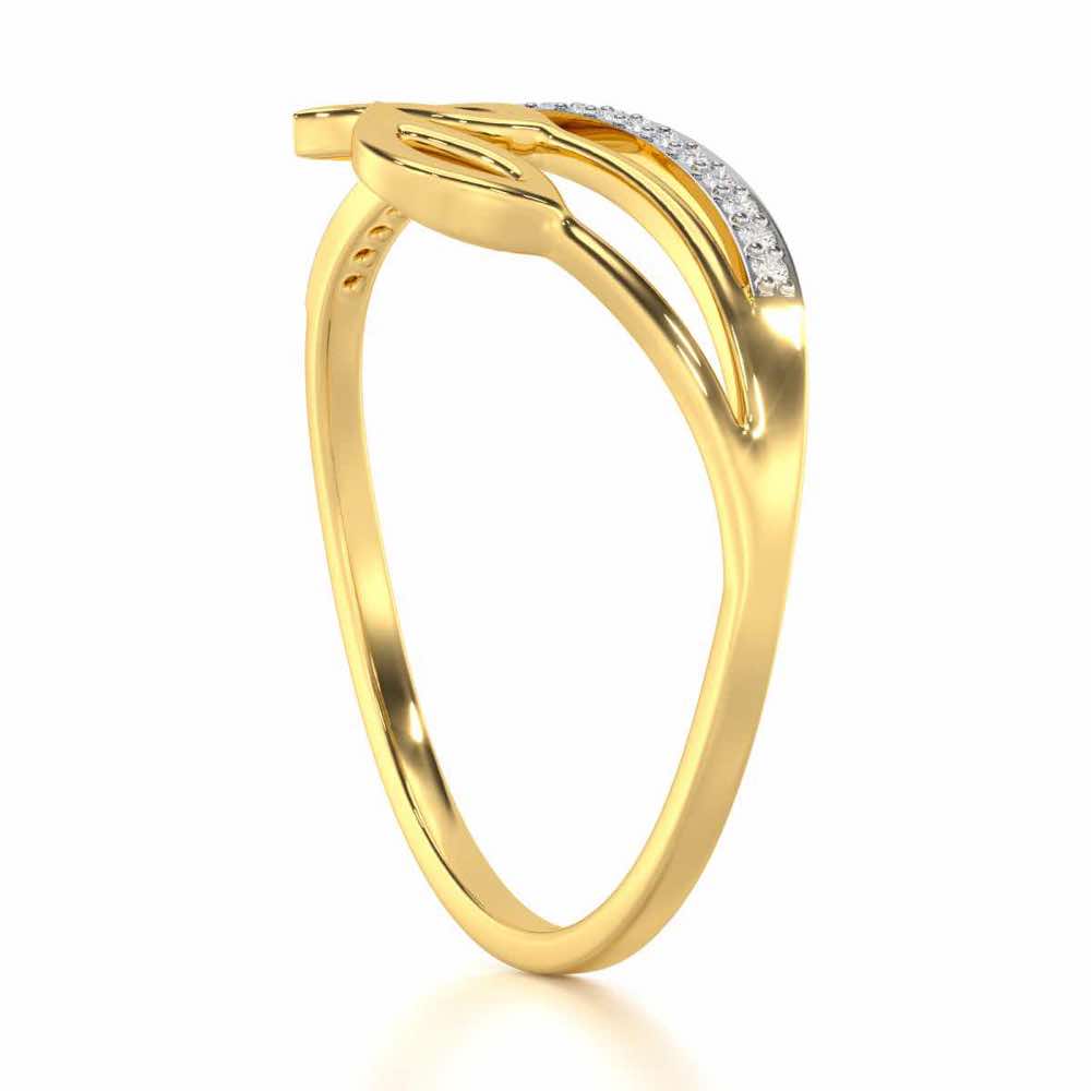 Vibrant Visions Silver Ring - Yellow Gold - Image 3