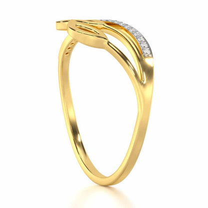 Vibrant Visions Silver Ring - Yellow Gold - Image 3