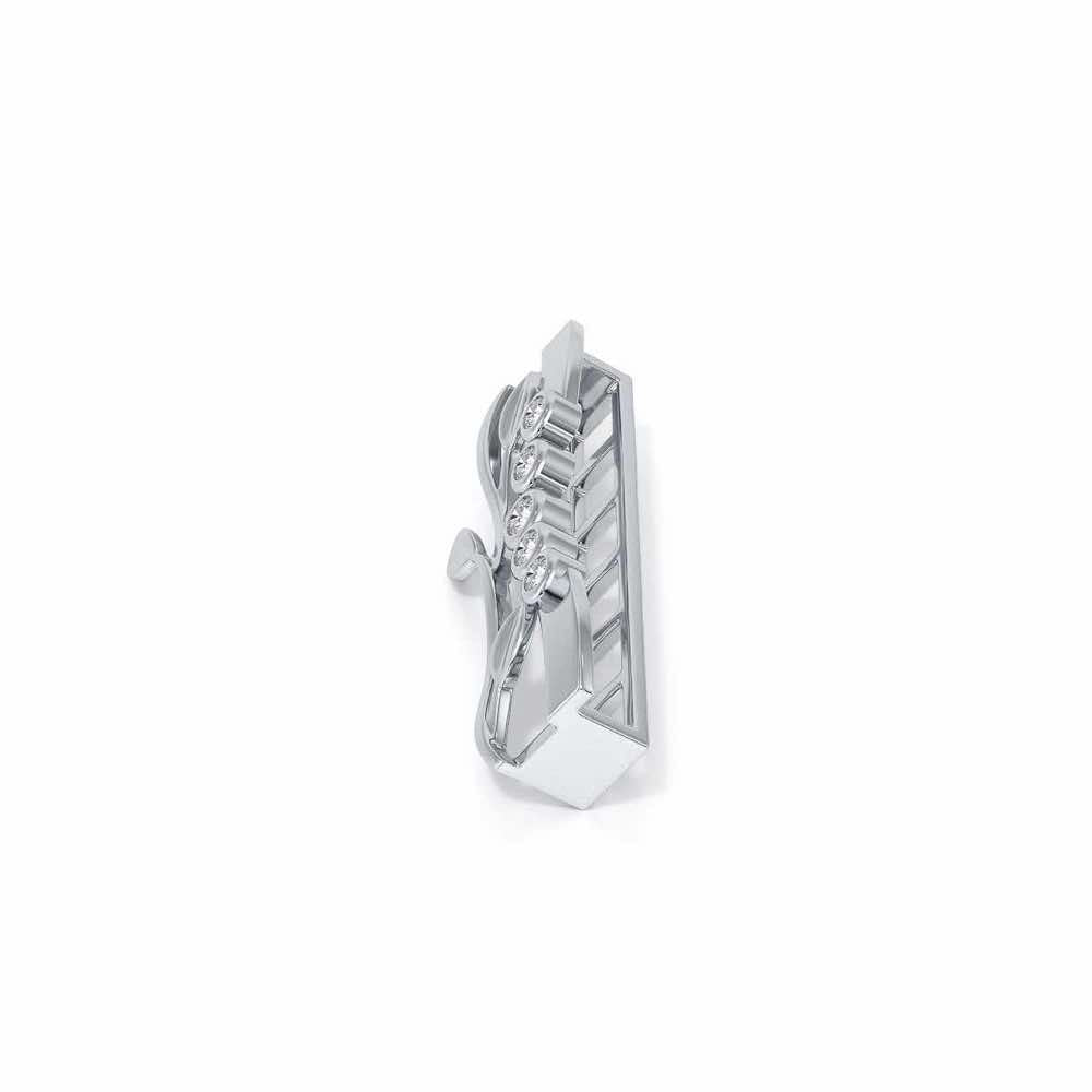 Vines Silver Watch Band - White Gold - Image 4