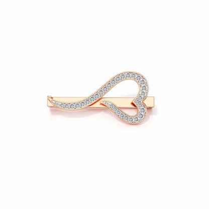 Vision Heart Silver Watch Band - Rose Gold - Image 2