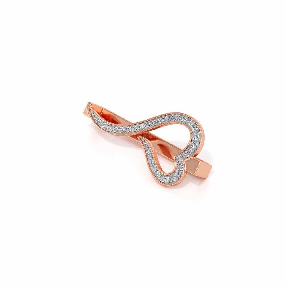 Vision Heart Silver Watch Band - Rose Gold - Image 3