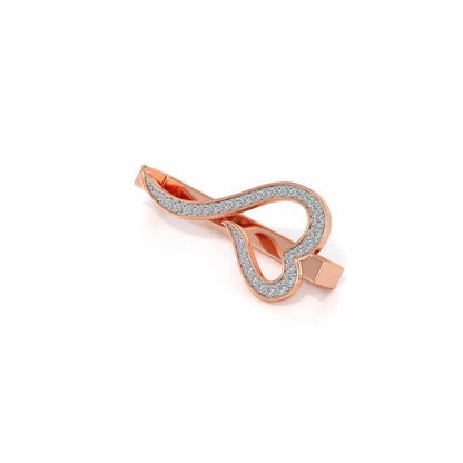 Vision Heart Silver Watch Band - Rose Gold - Image 3