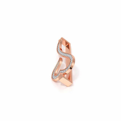 Vision Heart Silver Watch Band - Rose Gold - Image 4