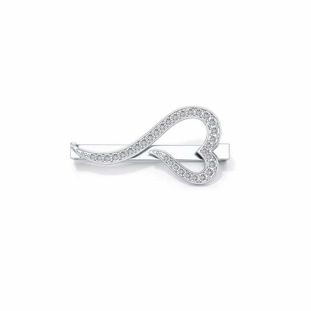 Vision Heart Silver Watch Band - White Gold - Image 2
