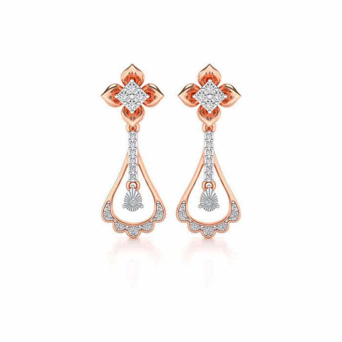 Visionary Drops Earrings - Rose Gold - Image 1