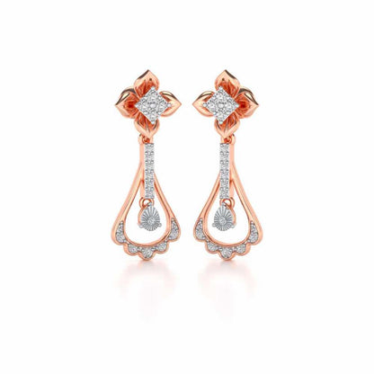 Visionary Drops Earrings - Rose Gold - Image 2