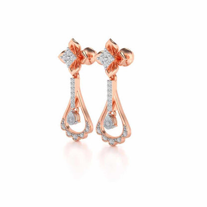 Visionary Drops Earrings - Rose Gold - Image 3