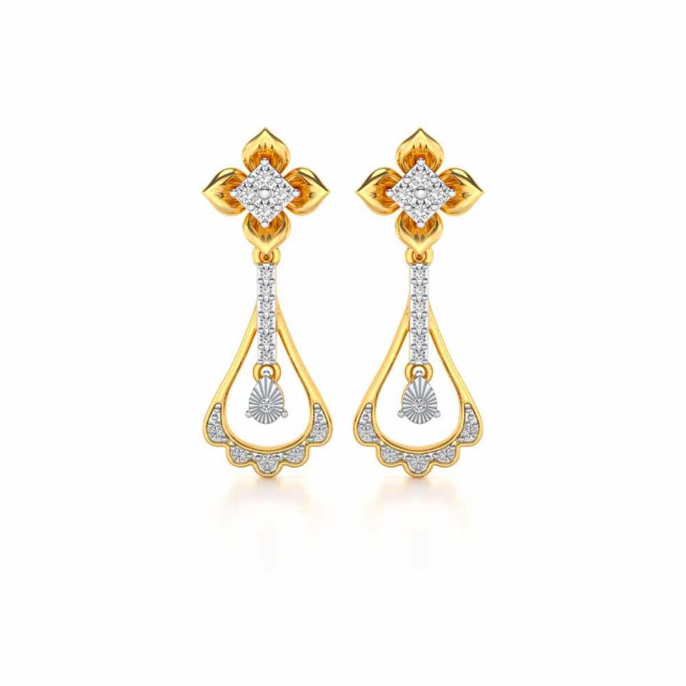 Visionary Drops Earrings - Yellow Gold - Image 1