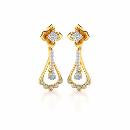 Visionary Drops Earrings - Yellow Gold - Image 2