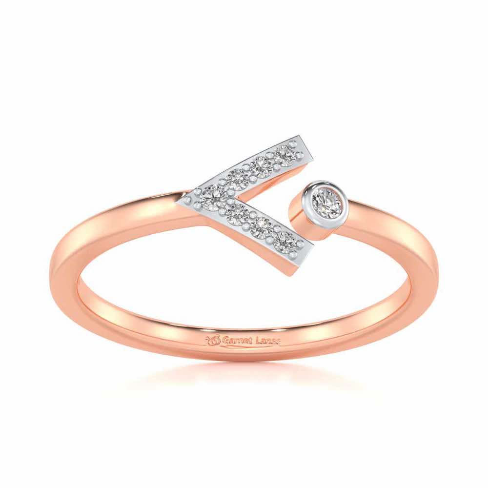 Vivacious Silver Ring - Rose Gold - Image 2
