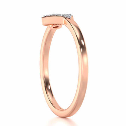 Vivacious Silver Ring - Rose Gold - Image 4