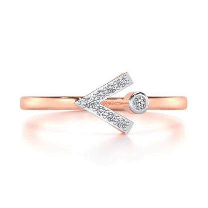 Vivacious Silver Ring - Rose Gold - Image 5