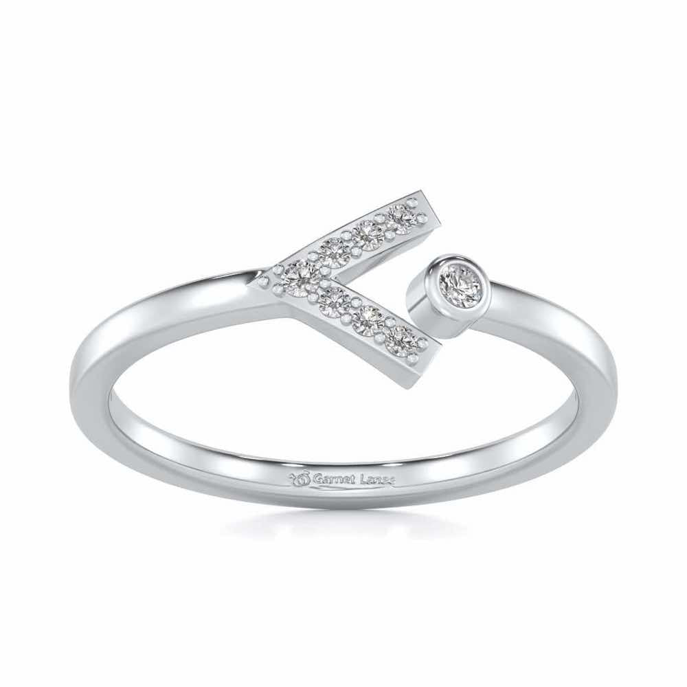Vivacious Silver Ring - White Gold - Image 2