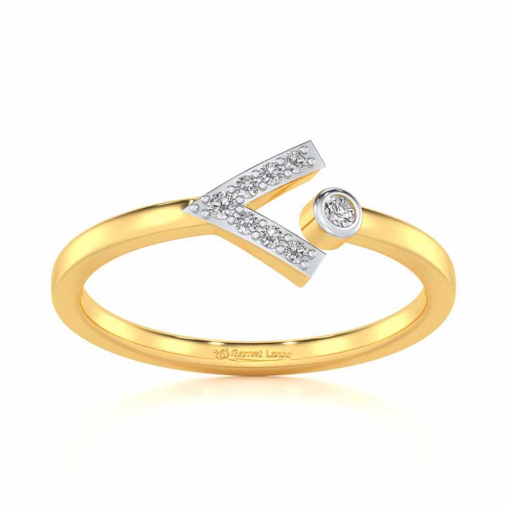 Vivacious Silver Ring - Yellow Gold - Image 2