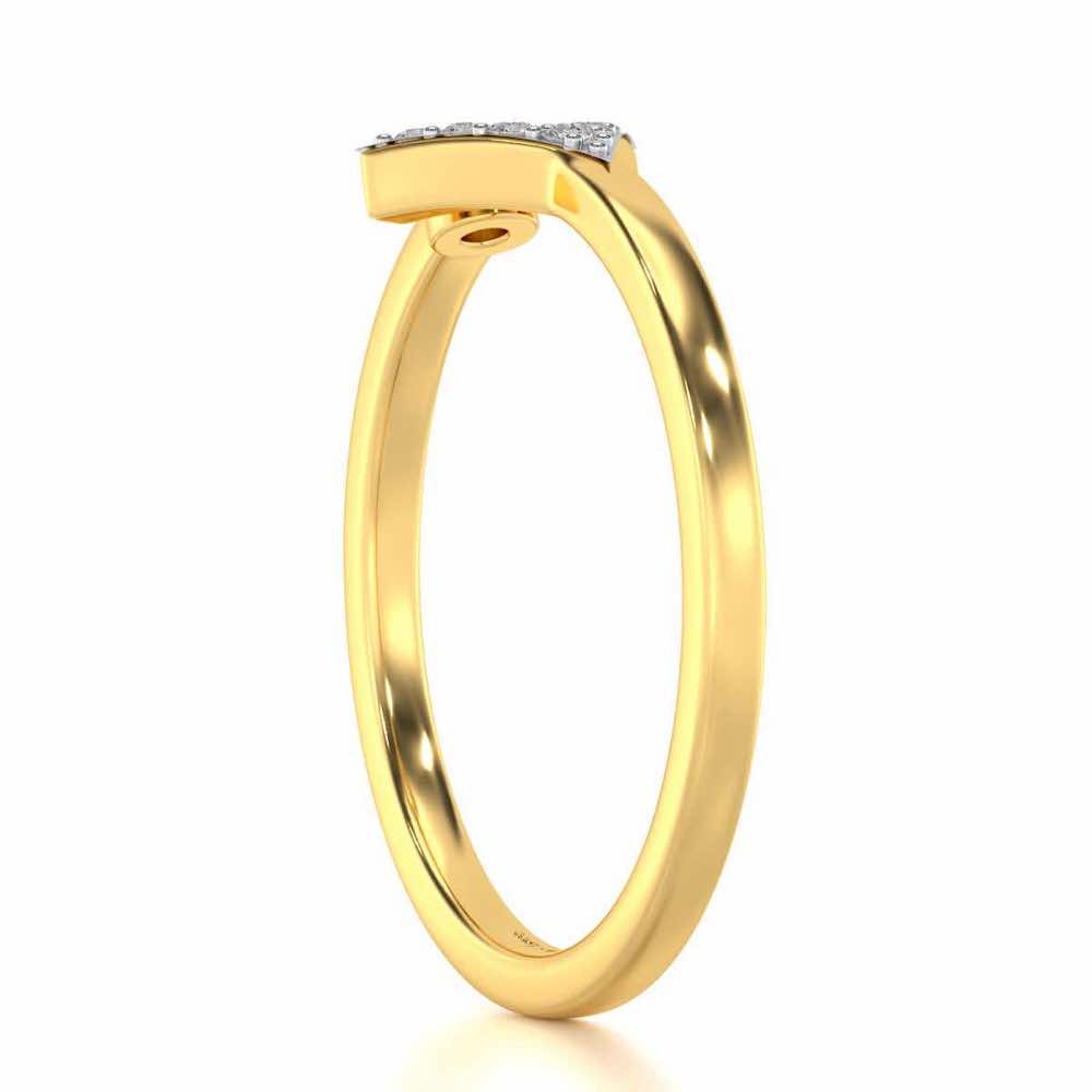 Vivacious Silver Ring - Yellow Gold - Image 4