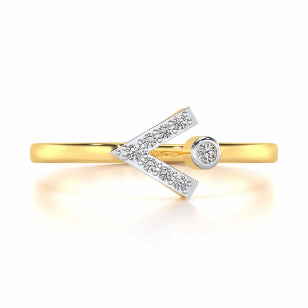 Vivacious Silver Ring - Yellow Gold - Image 5