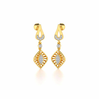 Voila Earring Drops - Yellow Gold - Image 2