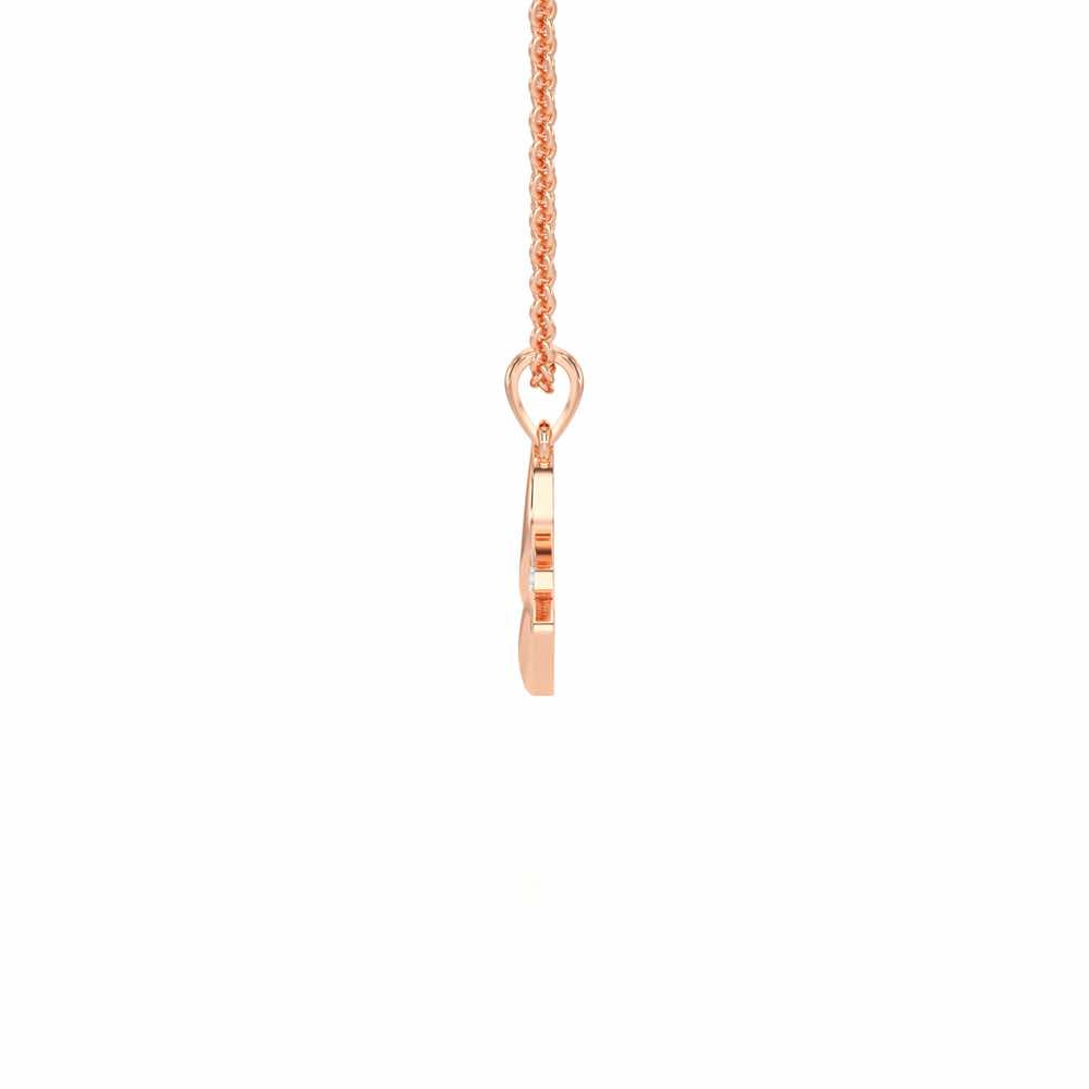 W-Luke Silver Pendant - Rose Gold - Image 3