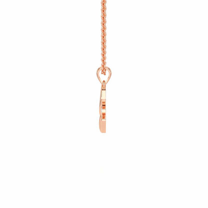 W-Luke Silver Pendant - Rose Gold - Image 3