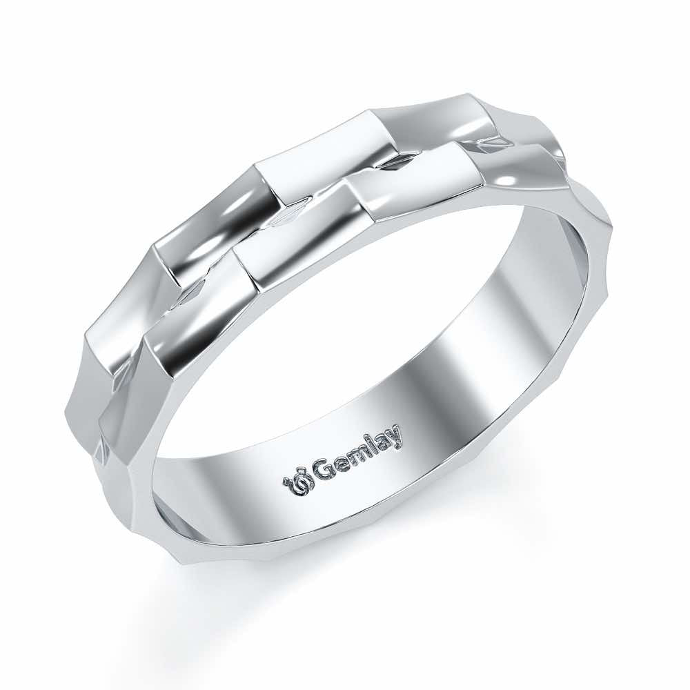 Odessa Silver Ring - White Gold - Image 1