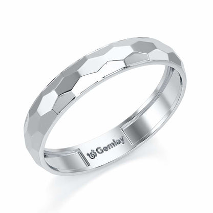 Seraphina Silver Ring - White Gold - Image 1