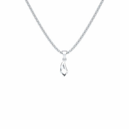 Fin Shine Gold Pendant - White Gold - Image 1