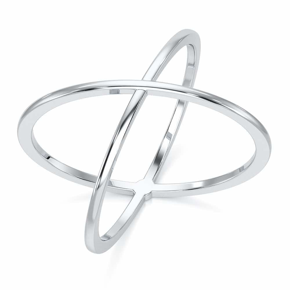 Lush Loops Women Ring - White Gold - Image 1