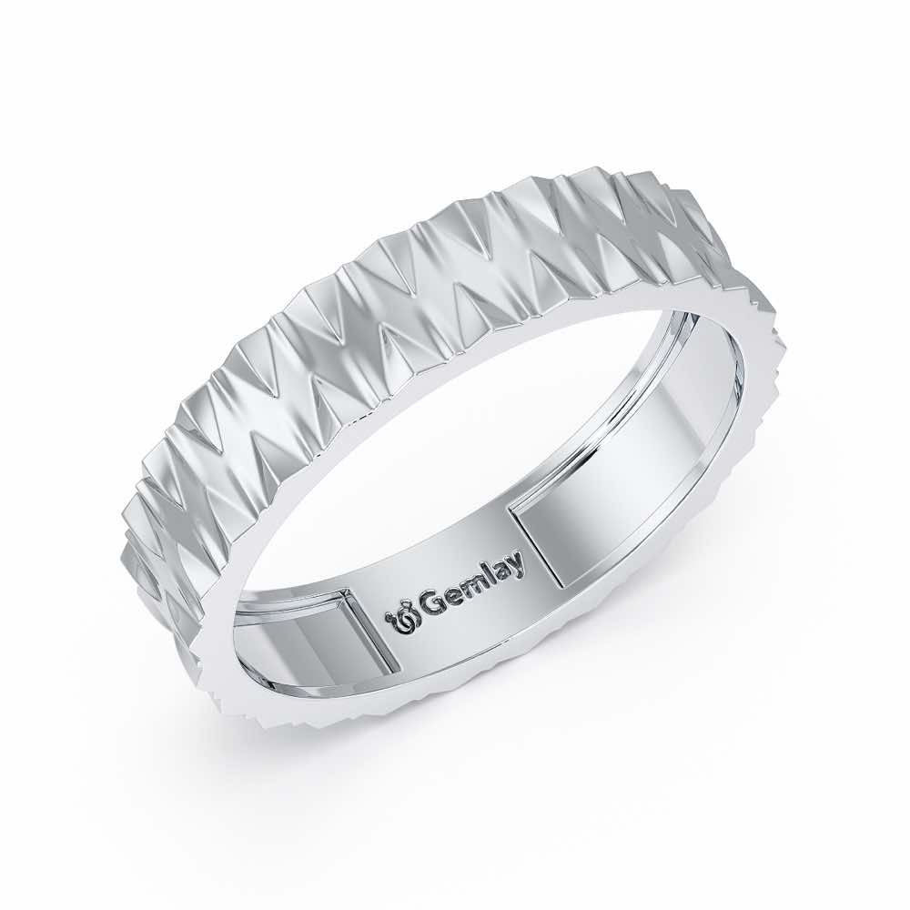 Noelle Silver Ring - White Gold - Image 1