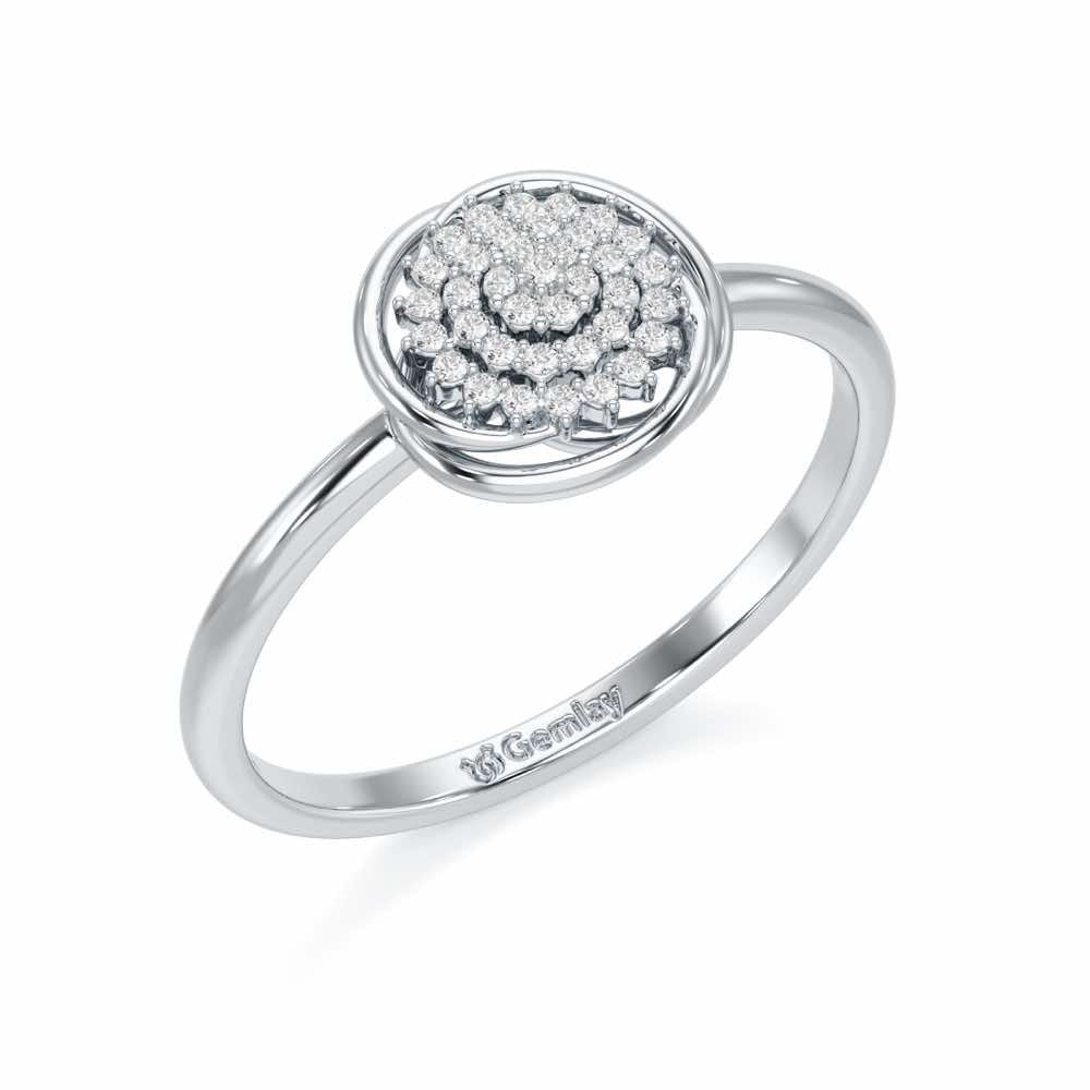 Aquila Silver Ring - White Gold - Image 1
