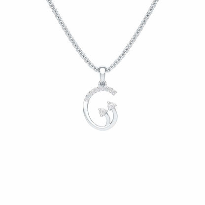 Radiant Show Silver Pendant - White Gold - Image 1