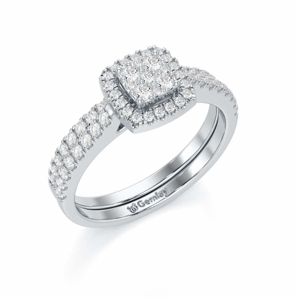 Bride Choice Silver Ring - White Gold - Image 1
