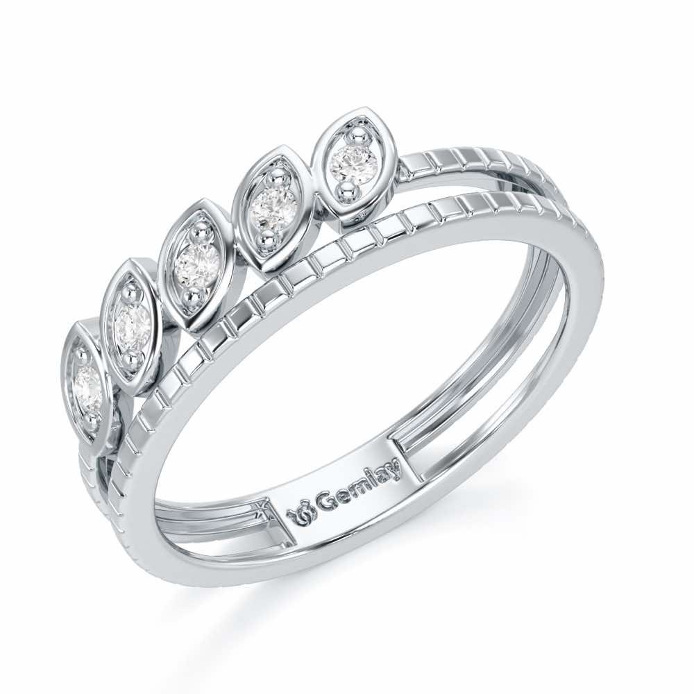 Lord Charm Silver Ring - White Gold - Image 1