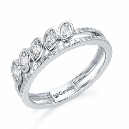 Lord Charm Silver Ring - White Gold - Image 1