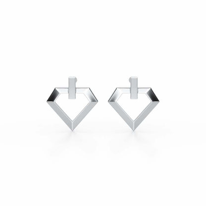 Silver Whispers Earrings - White Gold - Image 1