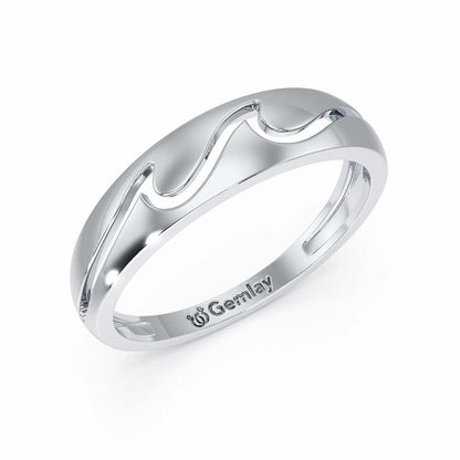 The Sage Silver Ring - White Gold - Image 1