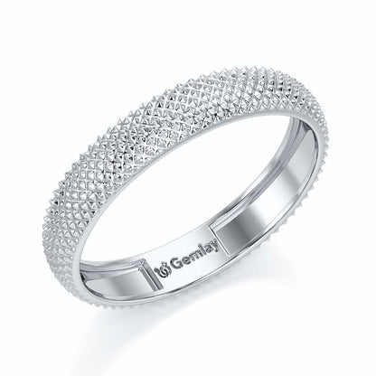 Melis Silver Ring - White Gold - Image 1