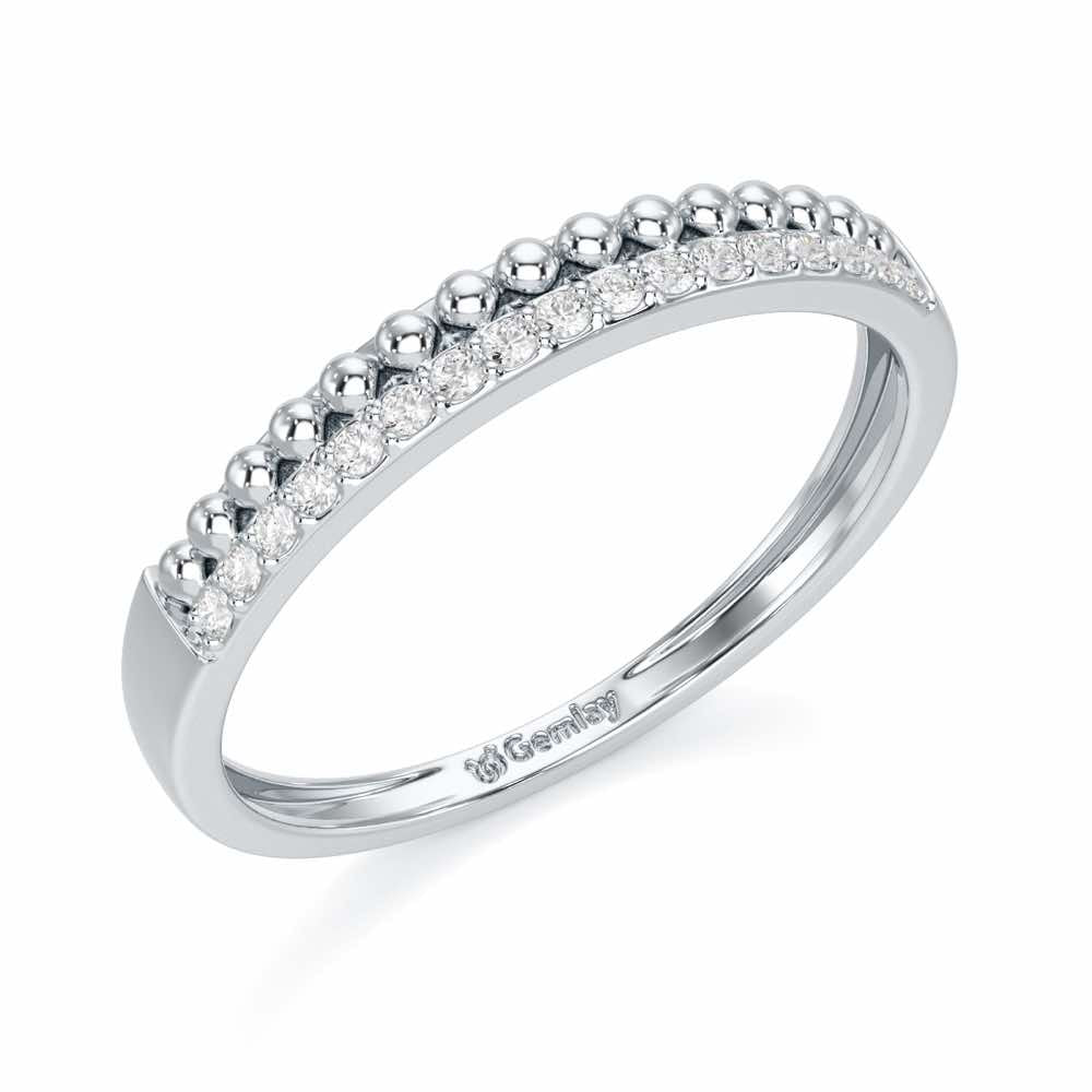 Perfect Bliss Silver Ring - White Gold - Image 1