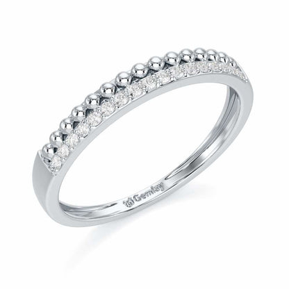 Perfect Bliss Silver Ring - White Gold - Image 1