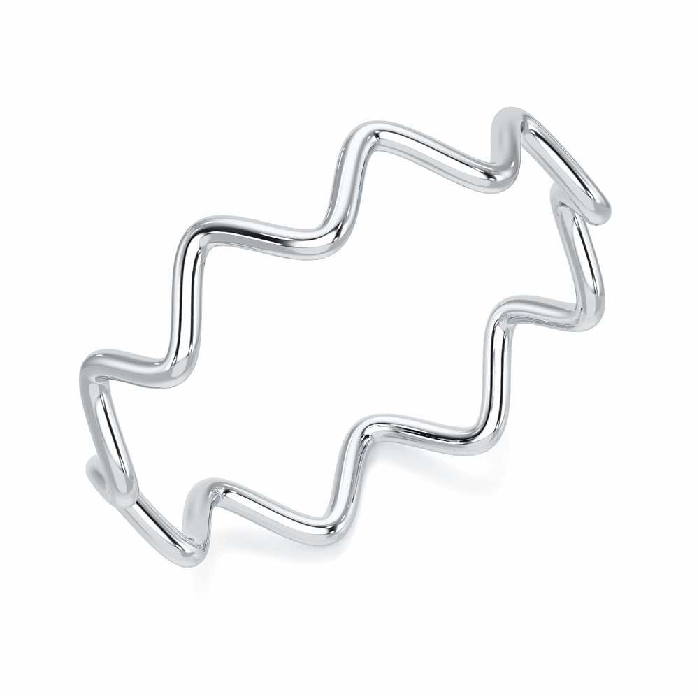 Golden Grace Women Silver Ring - White Gold - Image 1