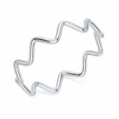 Golden Grace Women Silver Ring - White Gold - Image 1