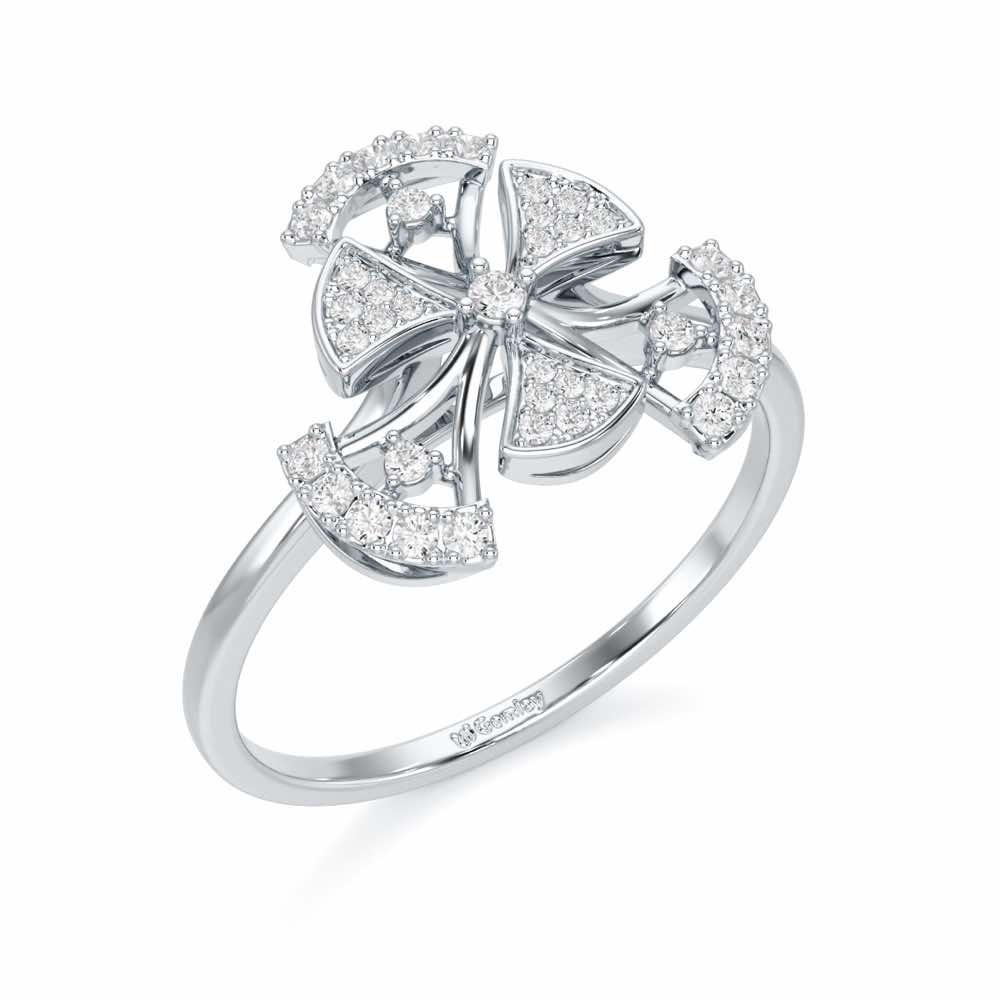 Brighton Grace Silver Ring - White Gold - Image 1